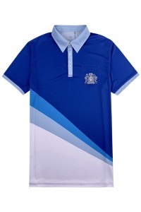 Order Online Short Sleeve Polo Shirt Personalized Left Chest Embroidered LOGO Three Buttons Sublimation Polo Shirt P1489